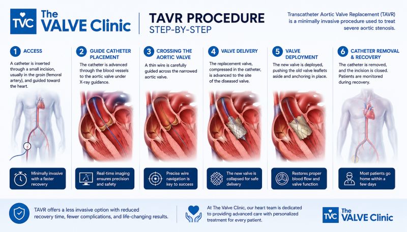 TAVR procedure step by step